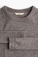 Fine-Knit Wool Top