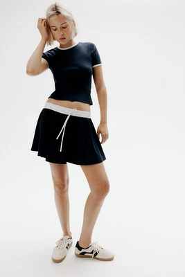 Flared Mini Skirt