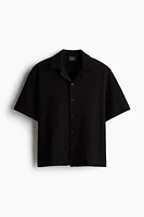 Loose Fit Textured Resort Shirt