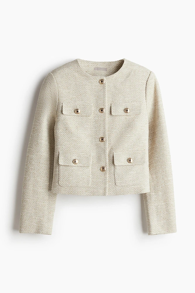 Textured-weave Jacket