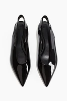 Pointed Slingbacks