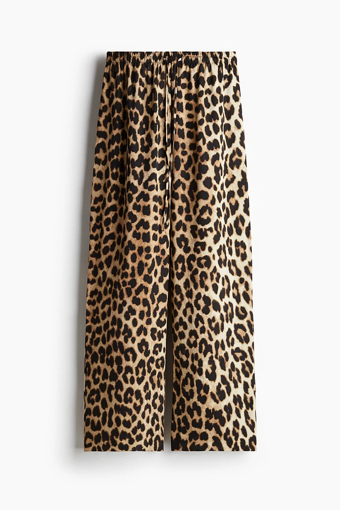 Drawstring Twill Pants