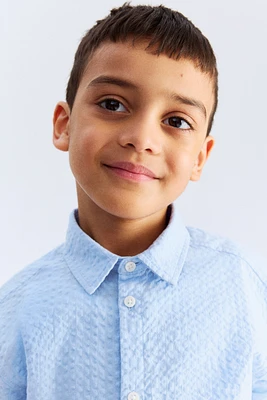 Cotton Seersucker Shirt