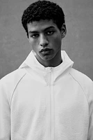 Regular-Fit Jersey Hooded Jacket