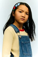 Denim Overall Shorts