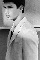 Regular-Fit Linen-Blend Jacket