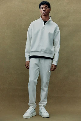 Loose Fit Half-Zip Sweatshirt