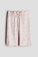 Pantalon en coton texturé