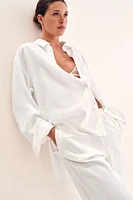 Linen-Blend Shirt