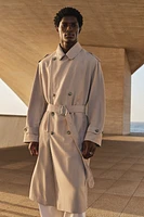Relaxed-Fit Trench Coat