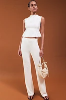 Flared Knit Pants