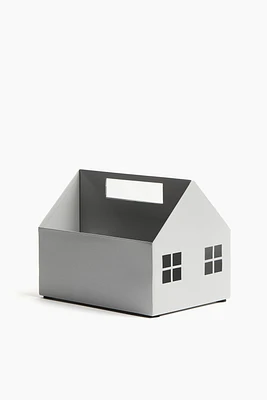 Organiseur de bureau en forme maison