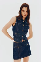 Denim Skort