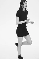 Rib-Knit Bodycon Dress