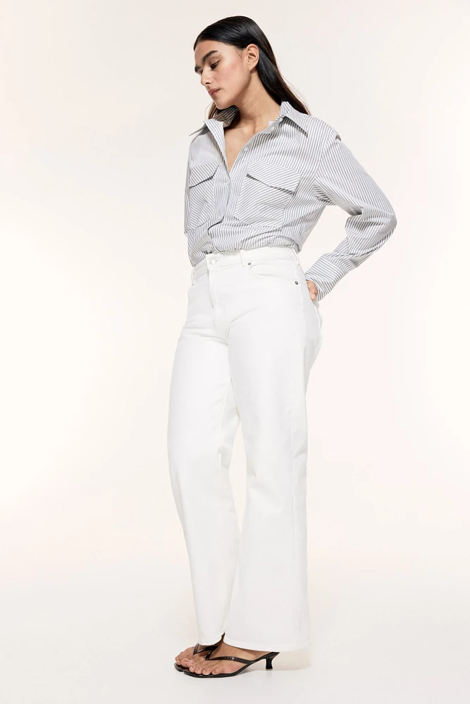 Fitted Poplin Shirt