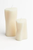 Asymmetric Pillar Candle