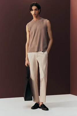 Slim-Fit Crop Pants