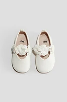 Appliquéd Ballet Flats