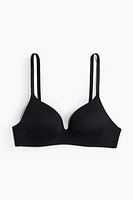 Padded Soft-Cup Microfiber Bra