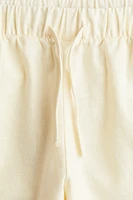 Linen-Blend Joggers