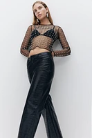 Coated Pants