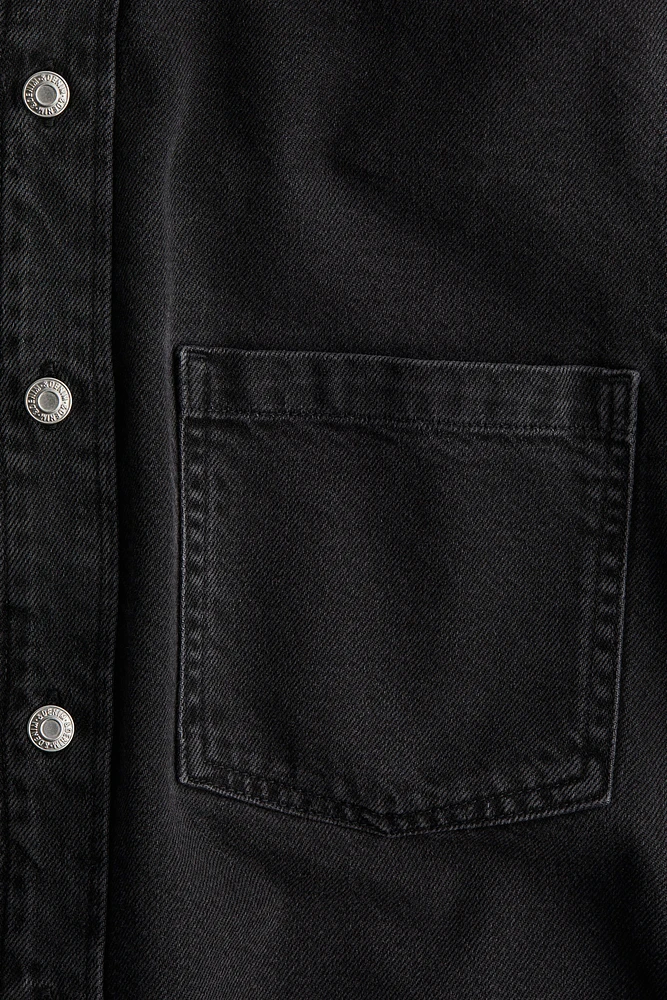 Feather Soft Oversized Denim Shirt