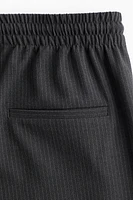 Wide-Leg Twill Pants