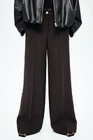 Wide-Leg Dress Pants