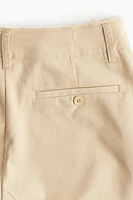 Raw-Edge Twill Chinos