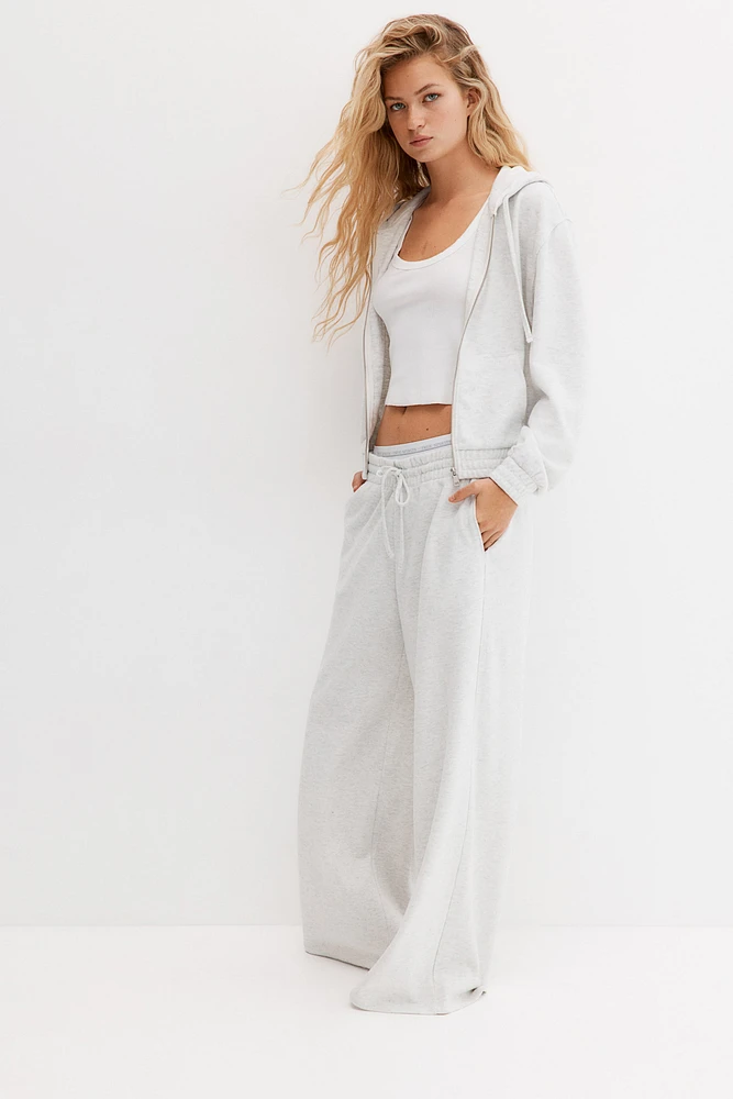 Wide-Leg Jersey Joggers