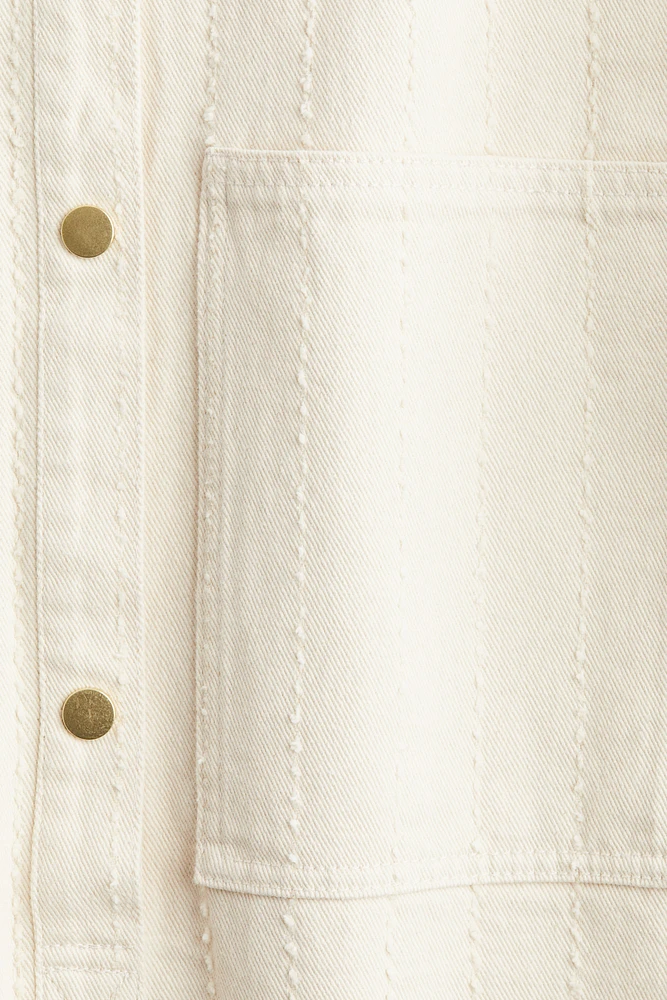 Chemise à enfiler en denim