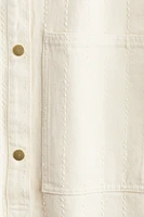 Chemise à enfiler en denim