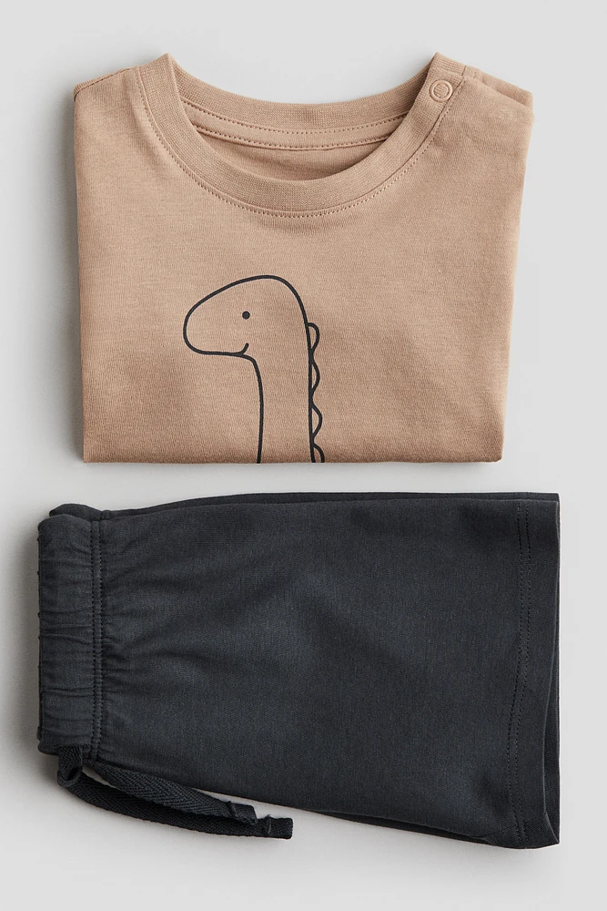2-Piece Cotton Jersey Set