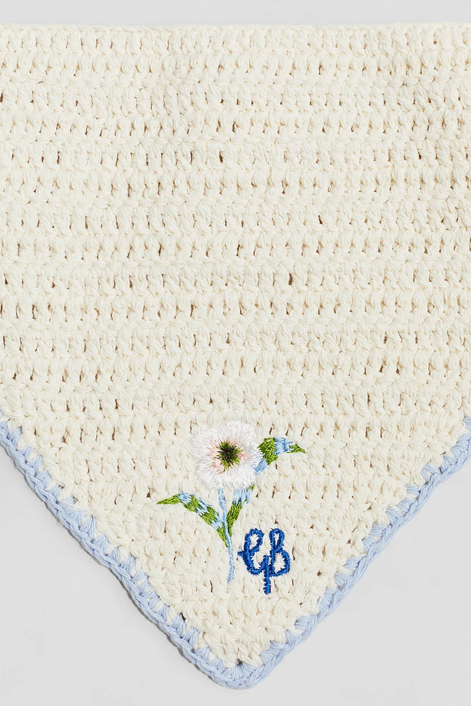 Embroidered-Detail Headscarf