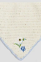 Embroidered-Detail Headscarf