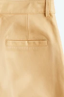 Straight-Cut Leather Pants