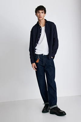 Chemise texturée classique
