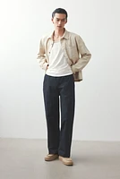 Regular-Fit Cotton Twill Overshirt