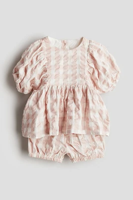 2-piece Patterned Muslin Set