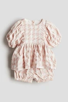 2-piece Patterned Muslin Set