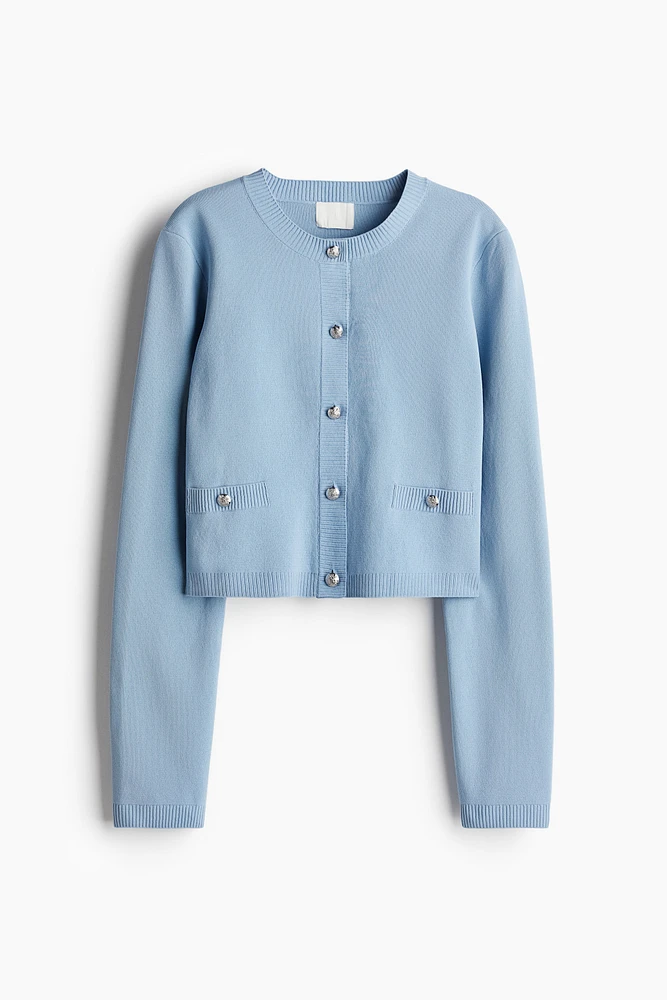 Fine-Knit Cardigan