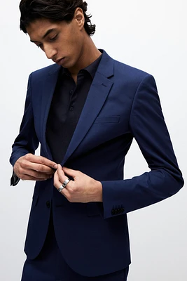 Skinny Fit Single-Breasted Jacket