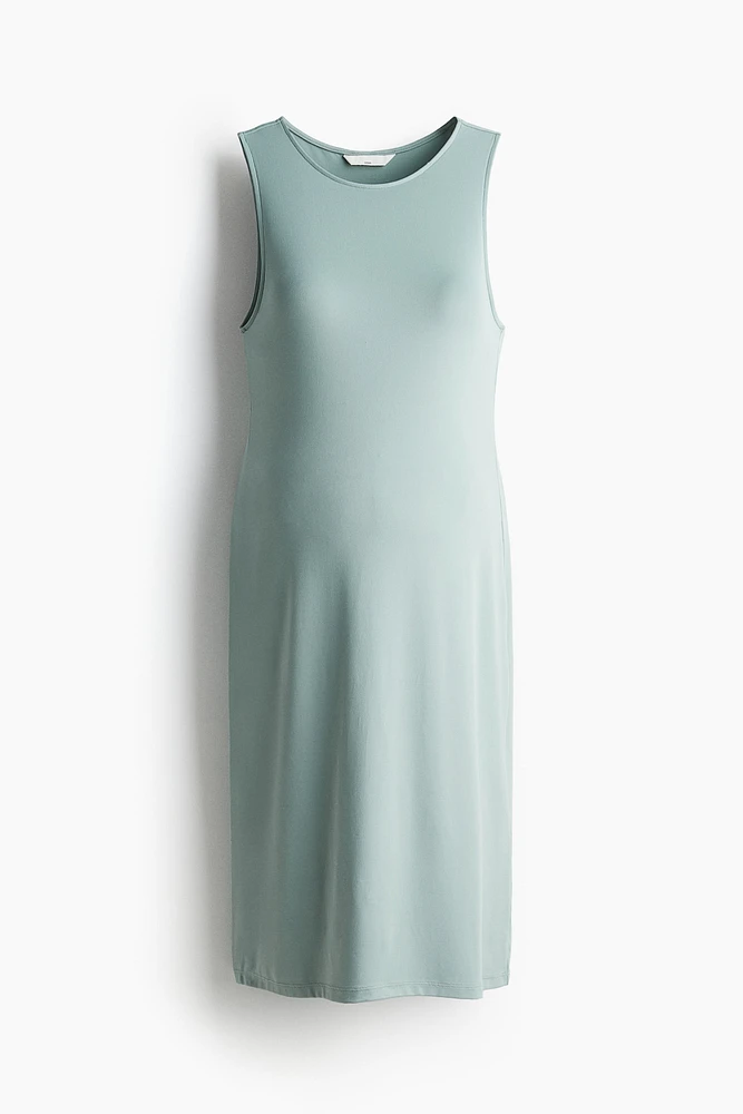 MAMA Sleeveless Microfiber Dress