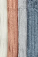 4-pack Ribbed Socks