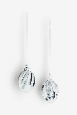 2-pack Patterned Decorations