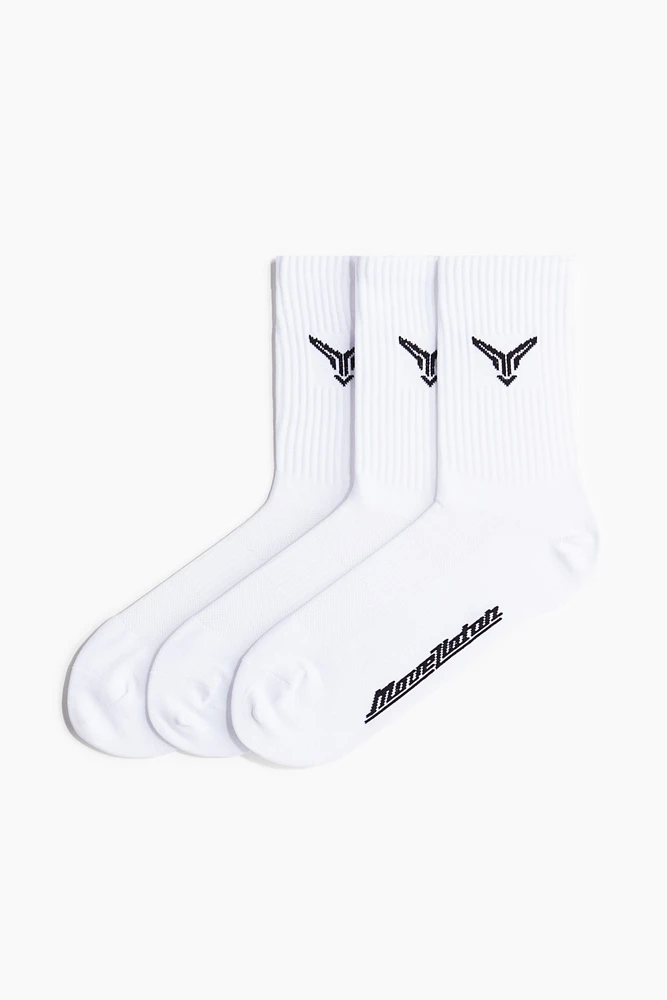 3-Pack Sports Socks with DryMove™