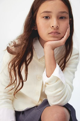 Fine-Knit Cardigan