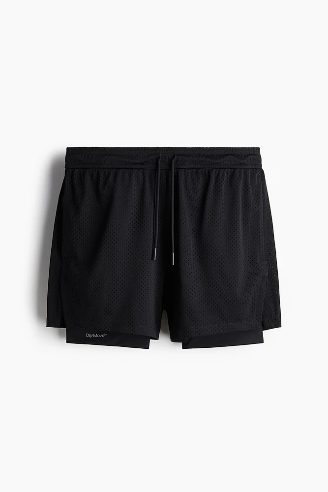 Mid-Length 2-in-1 Sports Shorts with DryMove™
