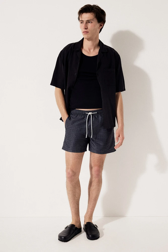 Patterned Swim Shorts