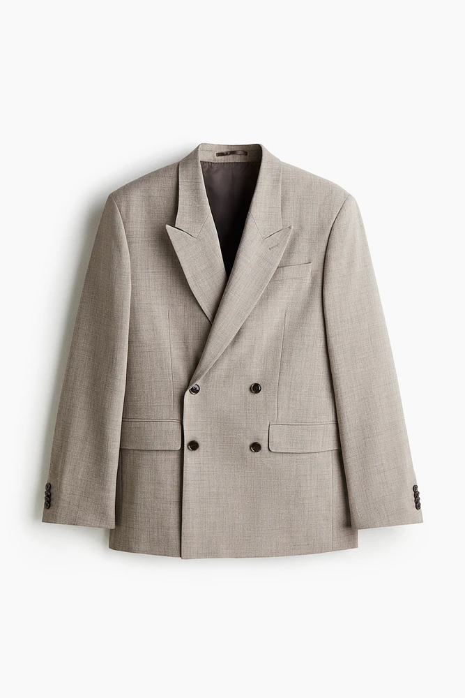 Relaxed-Fit Double-Breasted Blazer